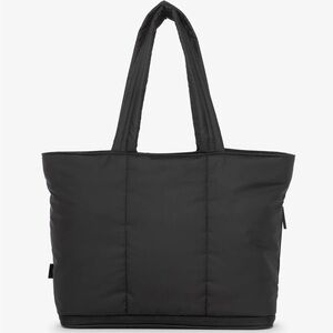 Calpak Luka Expandable Laptop Tote in Matte Black